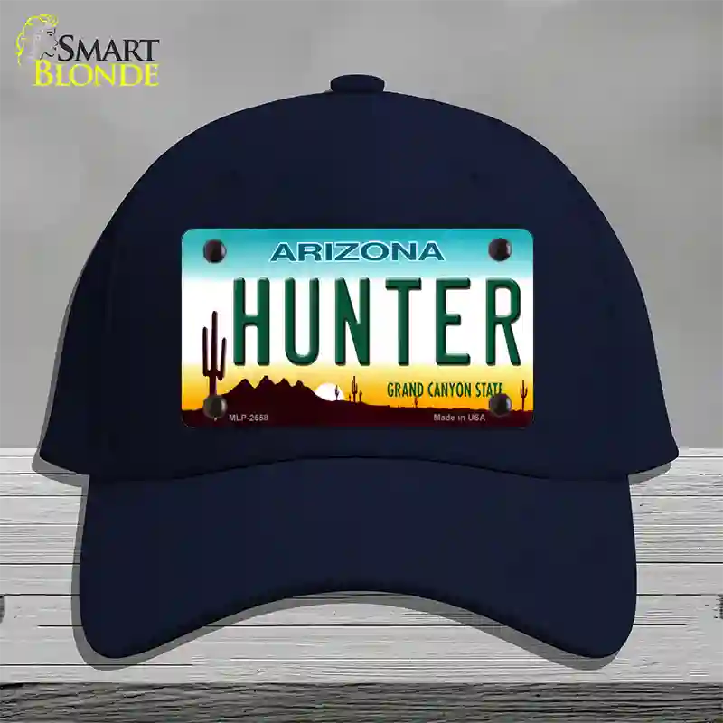 Hunter Arizona Novelty License Plate Hat Cotton / Navy