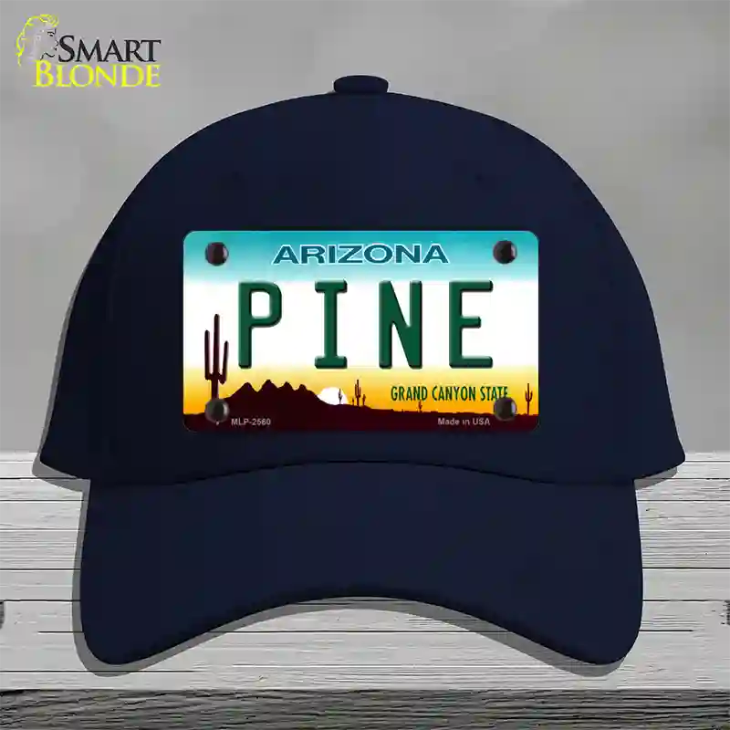 Pine Arizona Novelty License Plate Hat Cotton / Navy