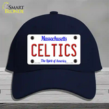 Celtics Massachusetts State Novelty License Plate Hat Cotton / Navy