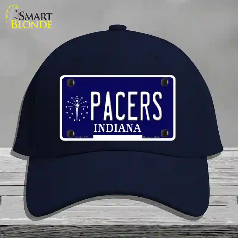 Pacers Indiana State Novelty License Plate Hat Cotton / Navy