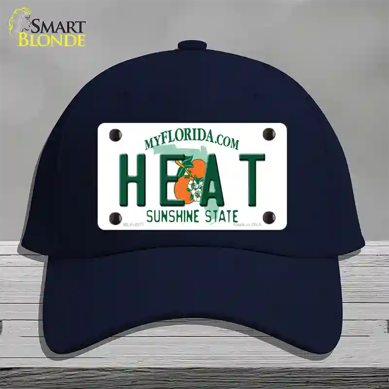 Heat Florida State Novelty License Plate Hat Cotton / Navy