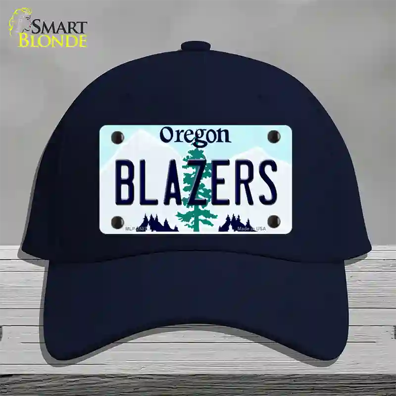 Blazers Oregon State Novelty License Plate Hat Cotton / Navy