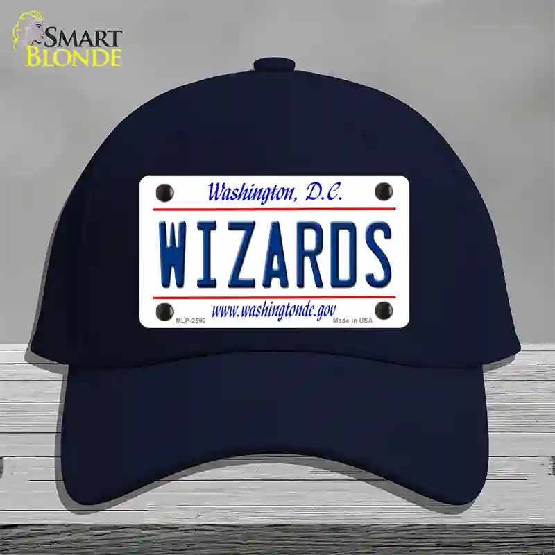 Wizards Washington DC State Novelty License Plate Hat Cotton / Navy