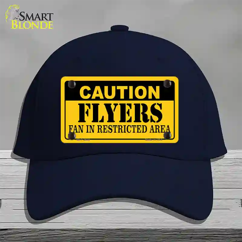 Caution Flyers Novelty License Plate Hat Cotton / Navy