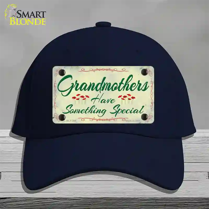 Grandmothers Something Special Novelty License Plate Hat Cotton / Navy