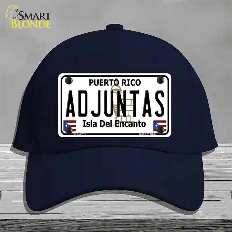 Adjuntas Novelty License Plate Hat Cotton / Navy