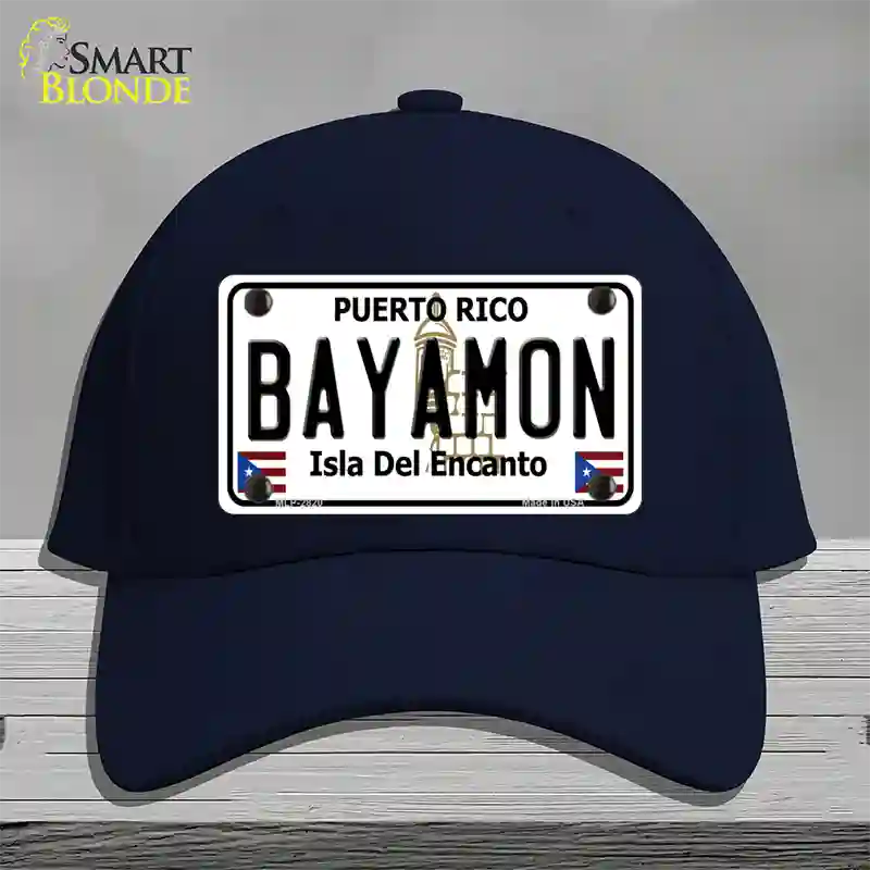 Bayamon Novelty License Plate Hat Cotton / Navy