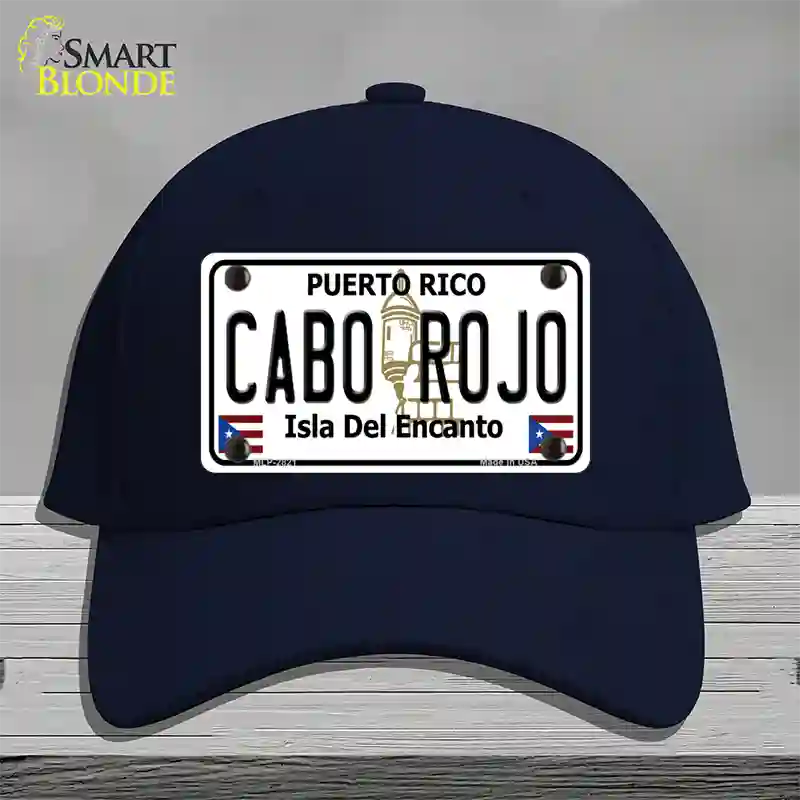 Cabo Rojo Novelty License Plate Hat Cotton / Navy