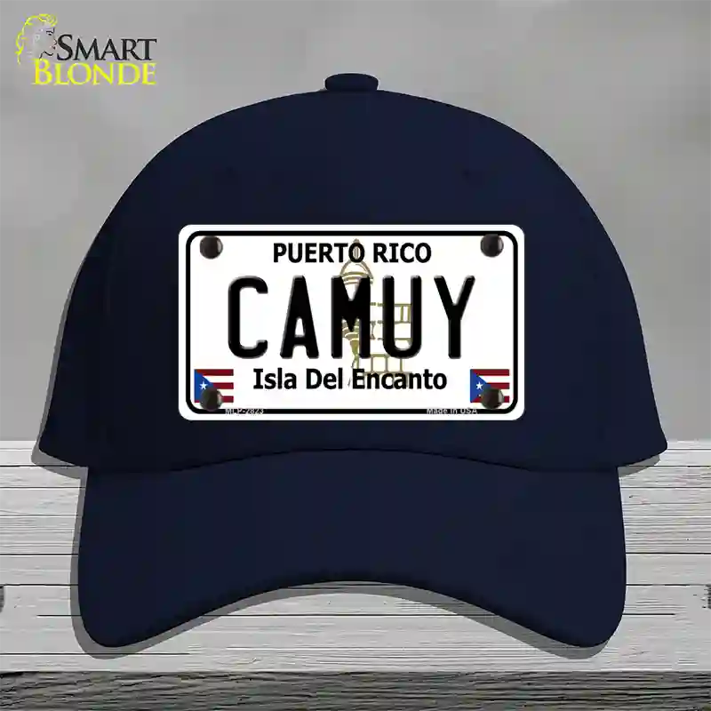 Camuy Novelty License Plate Hat Cotton / Navy