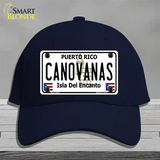 Canovanas Puerto Rico Novelty License Plate Hat Cotton / Navy