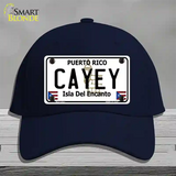 Cayey Puerto Rico Novelty License Plate Hat Cotton / Navy