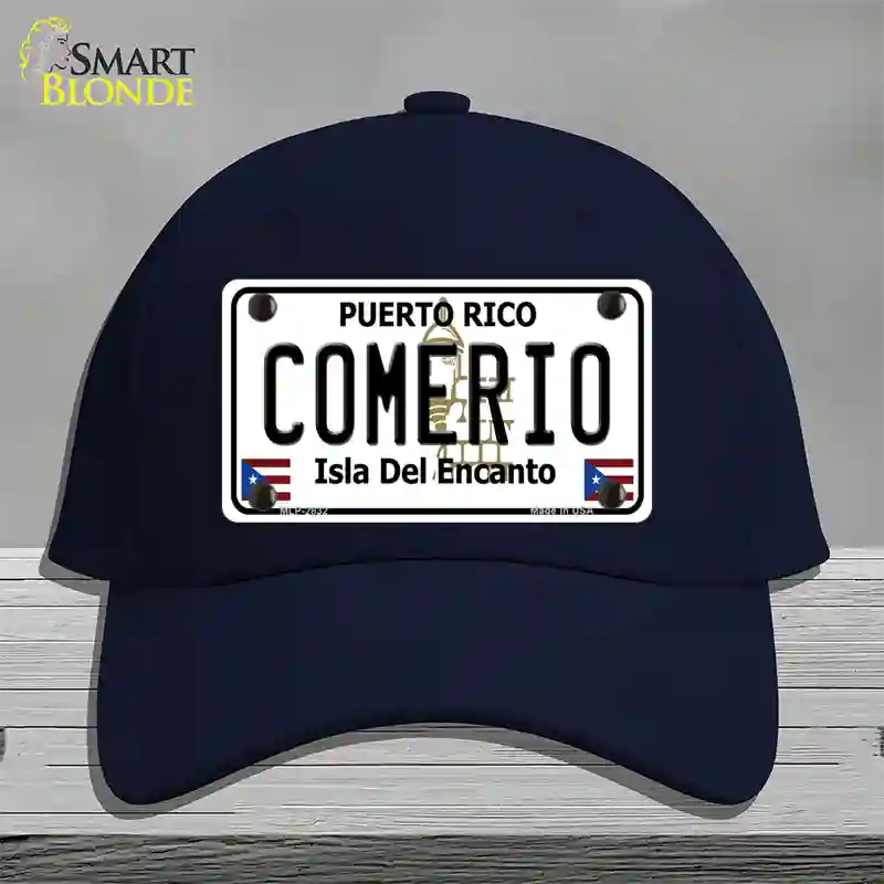 Comerio Novelty License Plate Hat Cotton / Navy