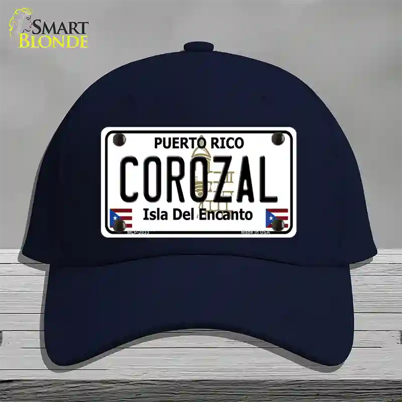 Corozal Novelty License Plate Hat Cotton / Navy