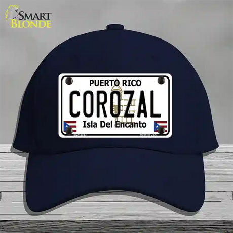 Corozal Novelty License Plate Hat Cotton / Navy