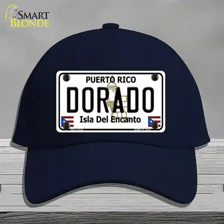 Dorado Novelty License Plate Hat Cotton / Navy