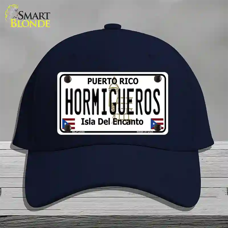 Hormiguesros Puerto Rico Novelty License Plate Hat Cotton / Navy