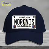 Morovis Puerto Rico Novelty License Plate Hat Cotton / Navy