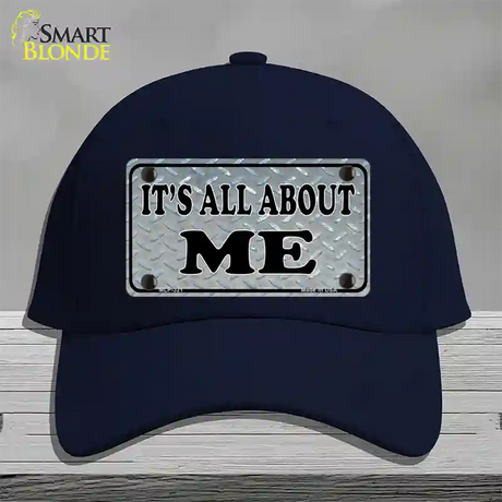 Its All About Me Novelty License Plate Hat Cotton / Navy