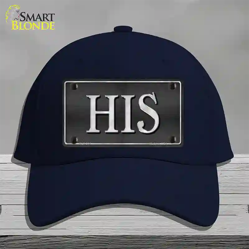 HIS Novelty License Plate Hat Cotton / Navy