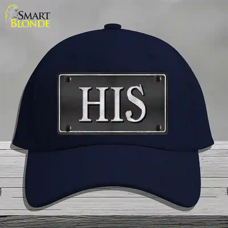 HIS Novelty License Plate Hat Cotton / Navy