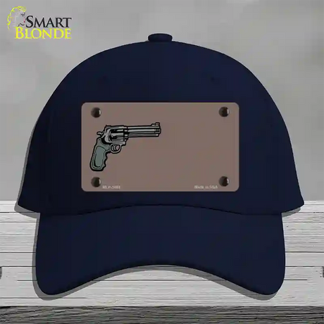 Gun Offset Customizable Novelty License Plate Hat Cotton / Navy