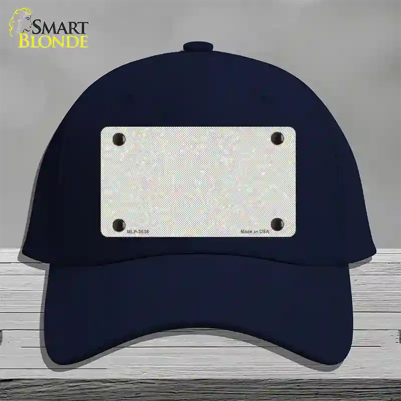 Fish Scale Novelty License Plate Hat Cotton / Navy