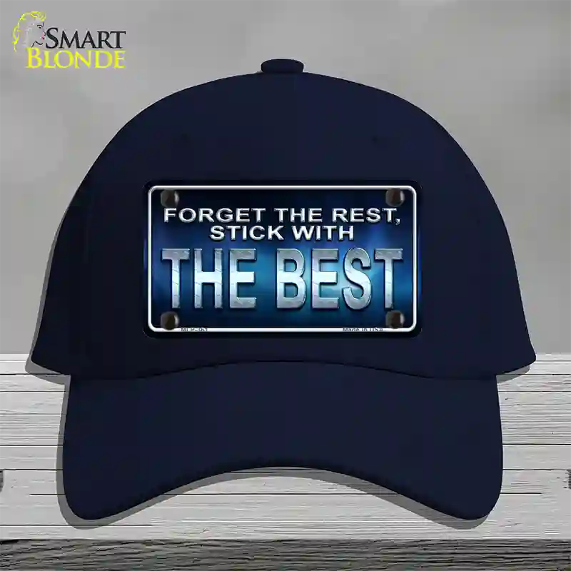 Forget The Rest Novelty License Plate Hat Cotton / Navy