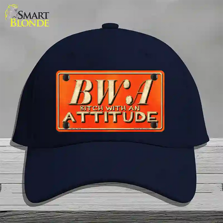 B.W.A. Novelty License Plate Hat Cotton / Navy