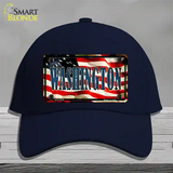 Washington USA Novelty License Plate Hat Cotton / Navy