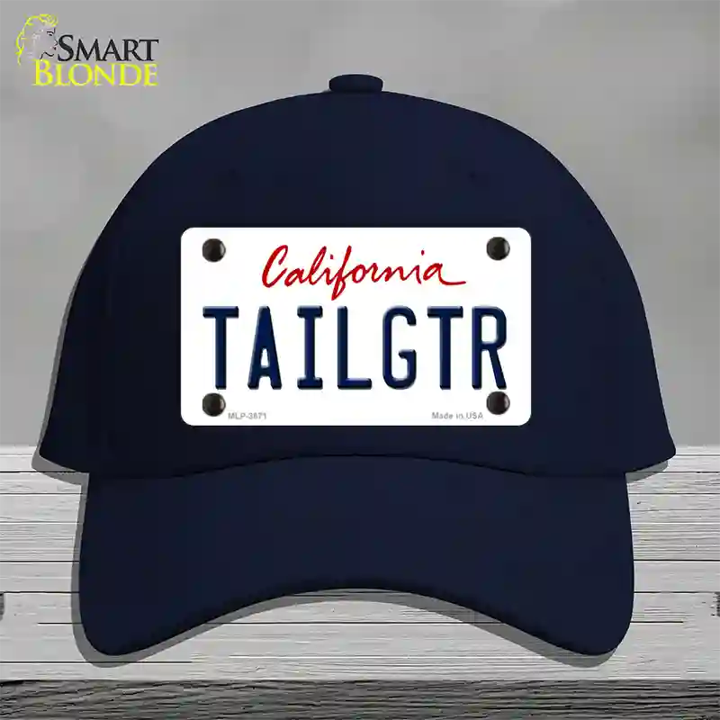 Tailgtr California Novelty License Plate Hat Cotton / Navy