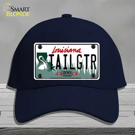 Tailgtr Louisiana Novelty License Plate Hat Cotton / Navy