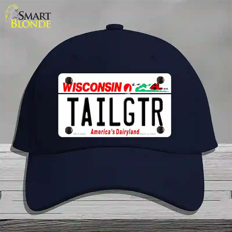 Tailgtr Wisconsin Novelty License Plate Hat Cotton / Navy