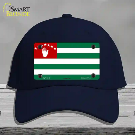 Abkhazia Flag Novelty License Plate Hat Cotton / Navy