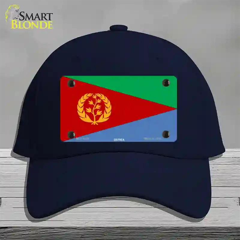 Eritrea Flag Novelty License Plate Hat Cotton / Navy