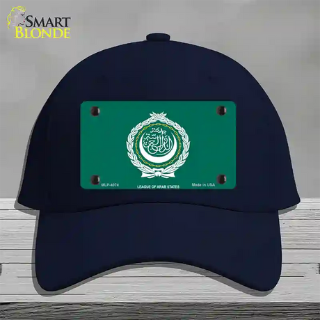 League Of Arab States Flag Novelty License Plate Hat Cotton / Navy