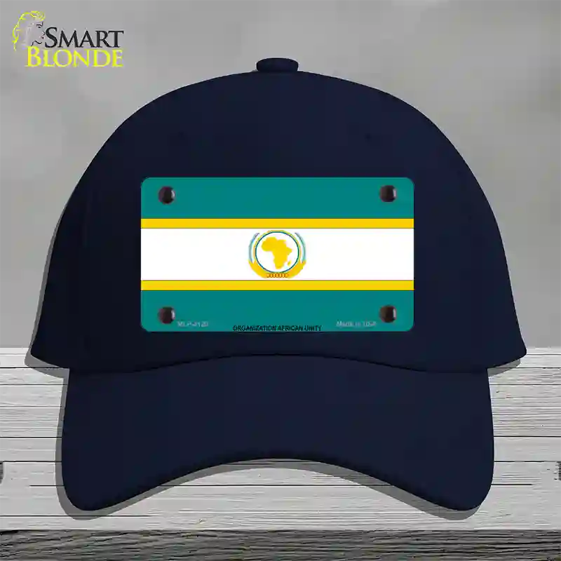 Organization African Unity Flag Novelty License Plate Hat Cotton / Navy