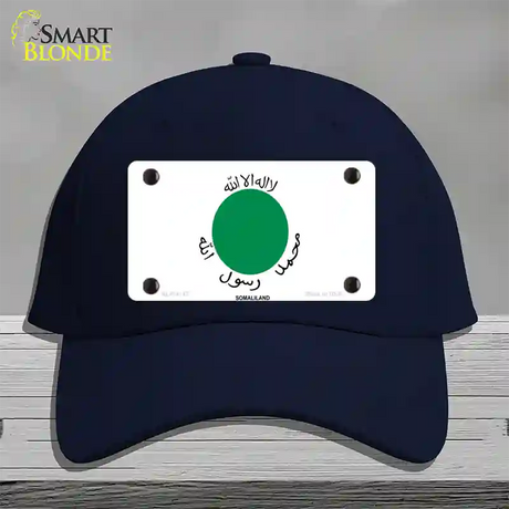 Somaliland Flag Novelty License Plate Hat Cotton / Navy