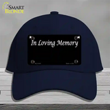 In Loving Memory Black Novelty License Plate Hat Cotton / Navy