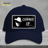 Cowboy Up License Novelty License Plate Hat Cotton / Navy