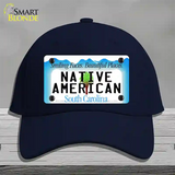 Native American South Carolina Novelty License Plate Hat Cotton / Navy