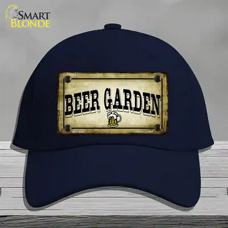 Beer Garden Novelty License Plate Hat Cotton / Navy