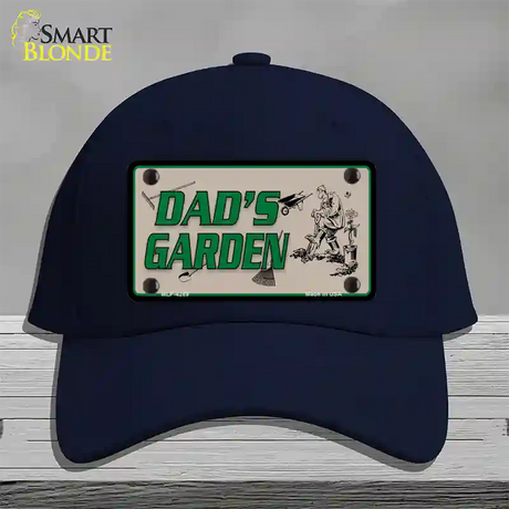 Dads Garden Novelty License Plate Hat Cotton / Navy