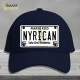 Nyrican Puerto Rico Novelty License Plate Hat Cotton / Navy