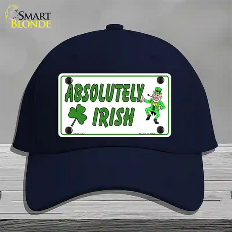 Absolutely Irish Novelty License Plate Hat Cotton / Navy