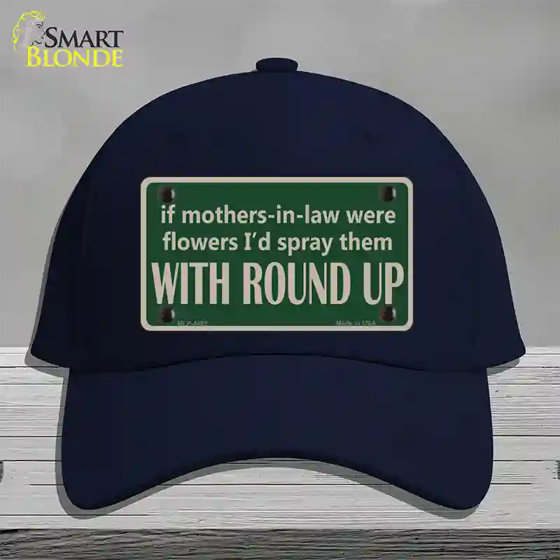 If Mother In Laws Were Weeds Novelty License Plate Hat Cotton / Navy