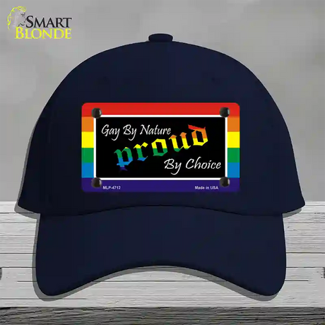 Gay By Nature Novelty License Plate Hat Cotton / Navy