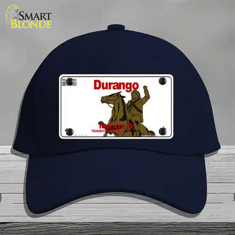 Durango Mexico Novelty License Plate Hat Cotton / Navy