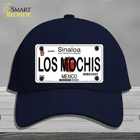 Los Mochis Mexico Novelty License Plate Hat Cotton / Navy