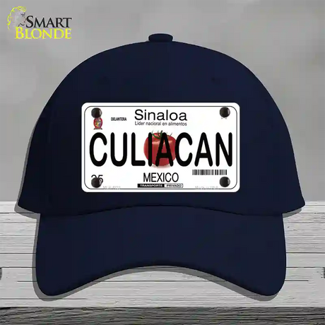 Culiacan Mexico Novelty License Plate Hat Cotton / Navy