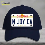 N Joy Ca California Novelty License Plate Hat Cotton / Navy